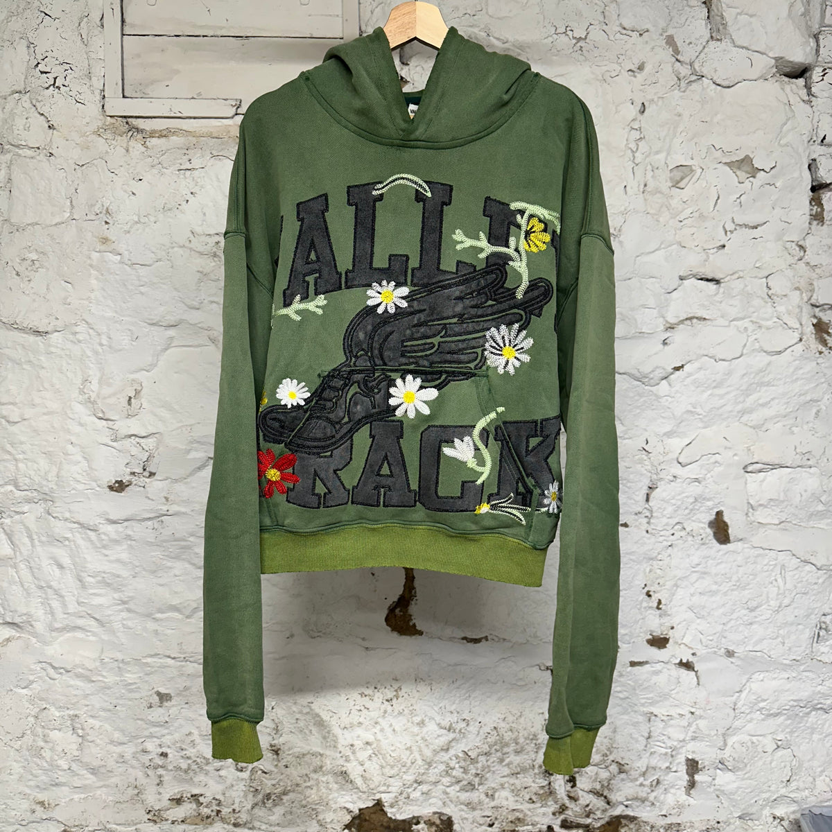 Vale Track Garden Green Hoodie Sz L