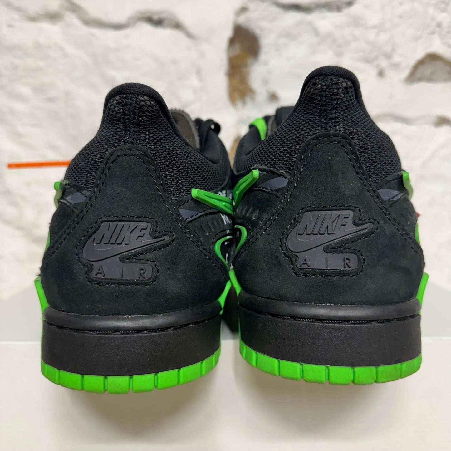 Nike Air Rubber Dunk Off-White Green Strike Sz 12