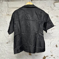 Saint Vanity Black Nylon Jacket Sz M