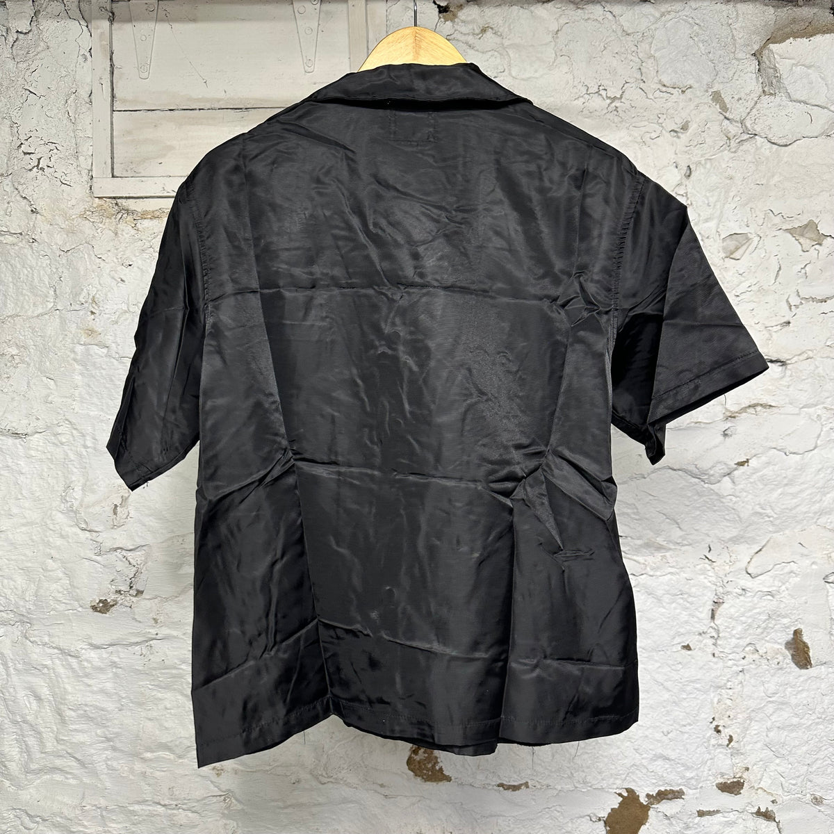 Saint Vanity Black Nylon Jacket Sz M