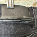 Amiri Embroidered Reaper Logo Black Denim Jeans Sz 29