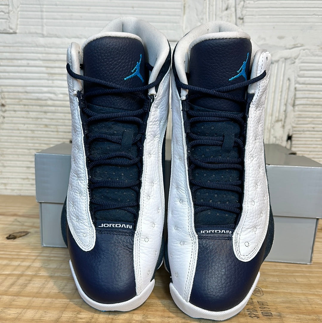Air Jordan 13 Obsidian Powder Blue Sz 10