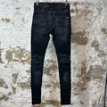 Amiri MX1 Red Tie Dye Black Denim Jeans Sz 28