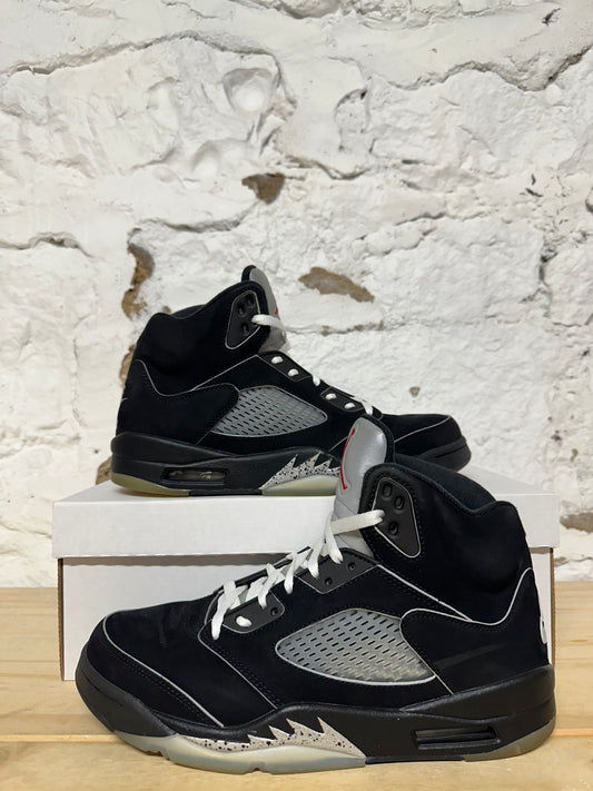 Air Jordan 5 Black Metallic Sz 8.5
