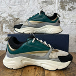 Dior B22 Green Gold White Sneaker Sz 10 (43)