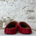 Marni Fussbett Sabot Red Fur Slipper Sz 9 (42)