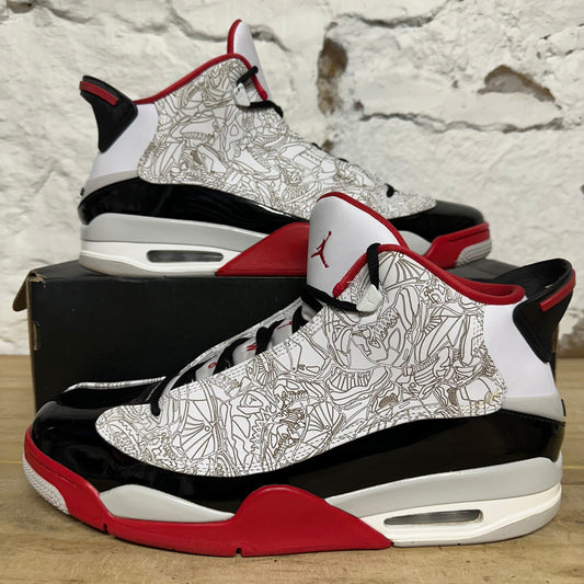 Air Jordan Dub Zero Varsity Red Sz 15