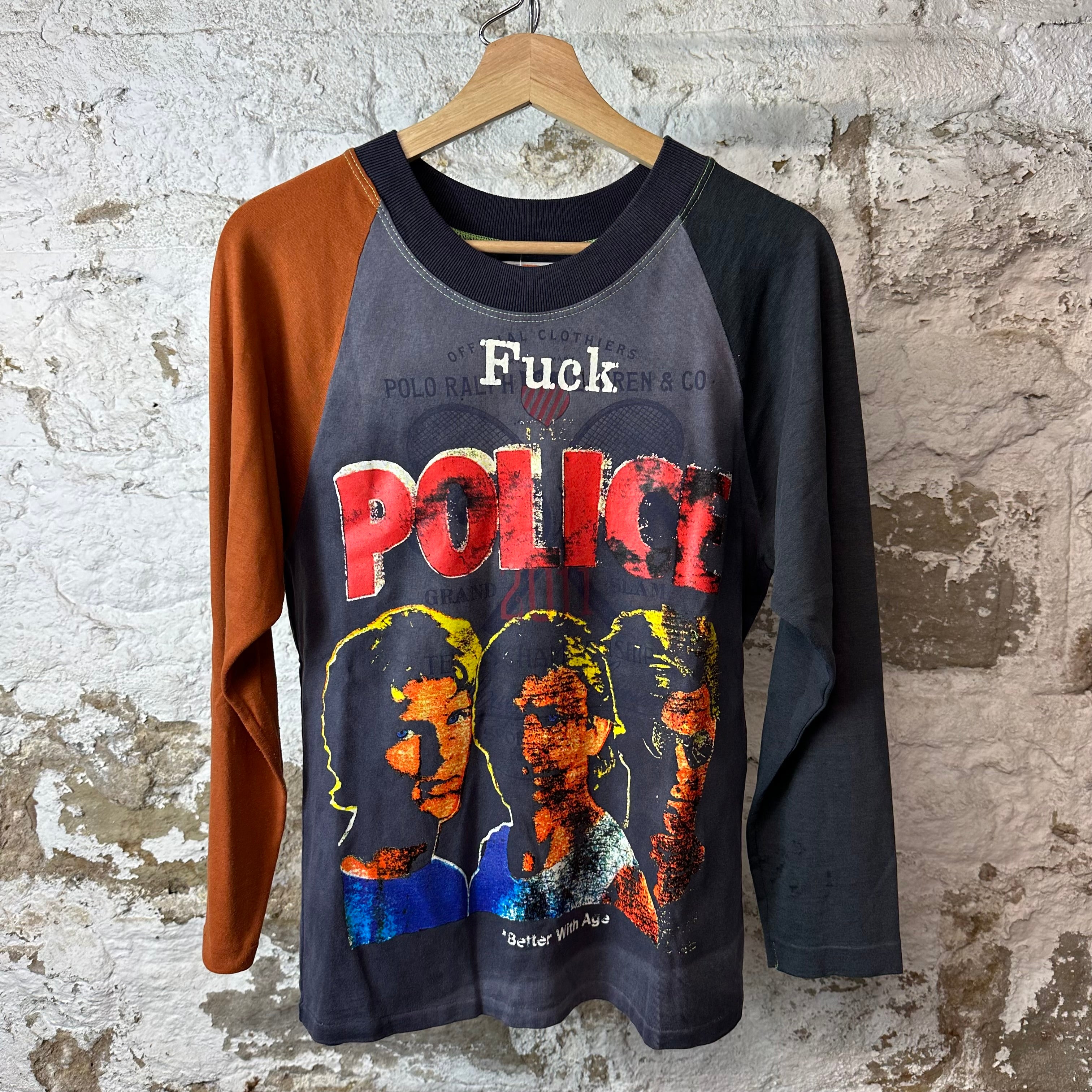 Better With Age Police Stinger Raglan L/s Sz S