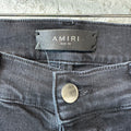 Amiri Blue Paisley Flame Black Denim Jeans Sz 30