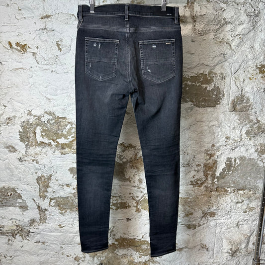 Amiri Plain Dark Grey Denim Jeans Sz 32