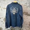 Dior Stussy Bee Logo Denim Jacket Sz XL (52)