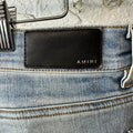 Amiri Plain Blue Denim Jeans Sz 34