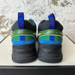 Gucci Flashtrek Green Blue Black Sz 8.5