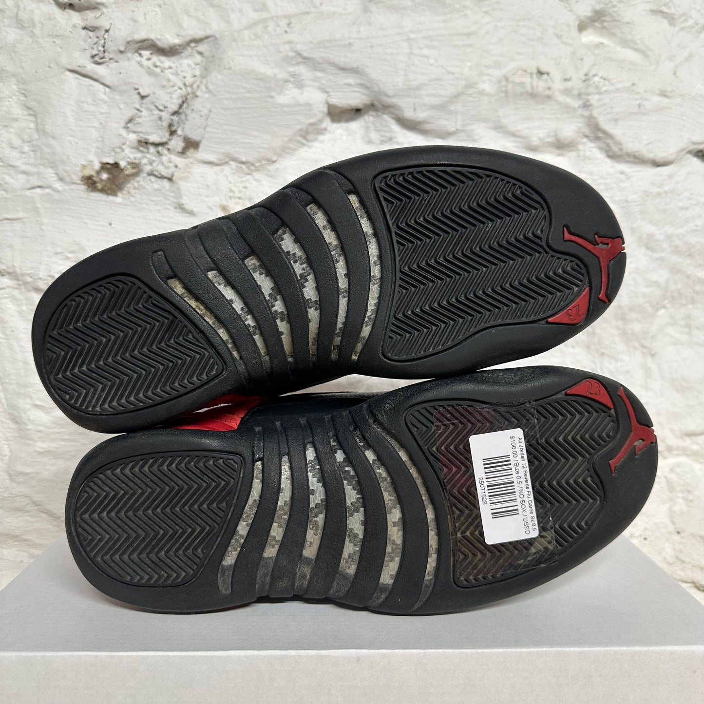 Air Jordan 12 Reverse Flu Game Sz 8.5