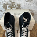 Alexander Mcqueen High Black White Tread Boot Sz 8 (41)