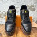 Louis Vuitton Black Brown Purple Sneaker Sz 11.5 (10LV)