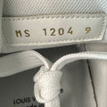 Louis Vuitton Grey Monogram White Trainer Sneaker Sz 10.5 (9LV)