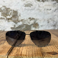 Louis Vuitton Studded Party Black Aviator Sunglasses