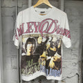 Vale Fallen Angel Bling White T-Shirt Sz S
