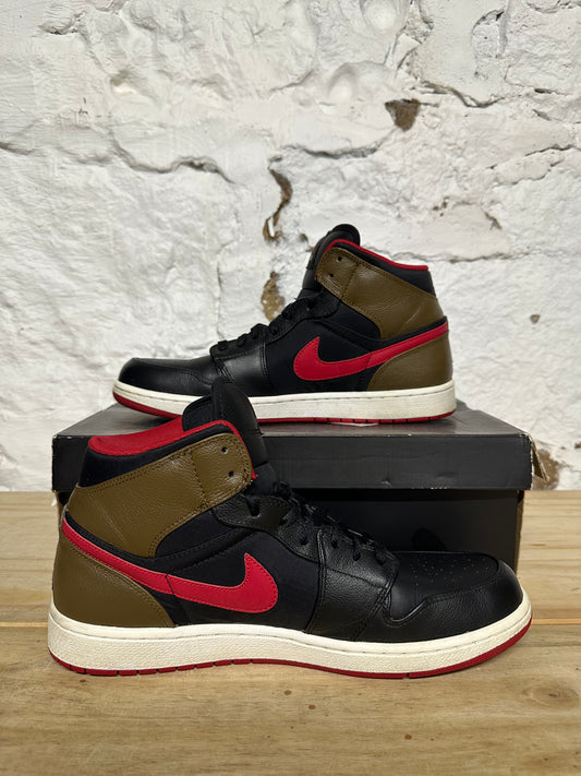 Air Jordan 1 PHAT Light Olive Sz 12.5