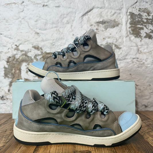 Lanvin Curb Blue Black Grey Sneaker Sz 12 (45)