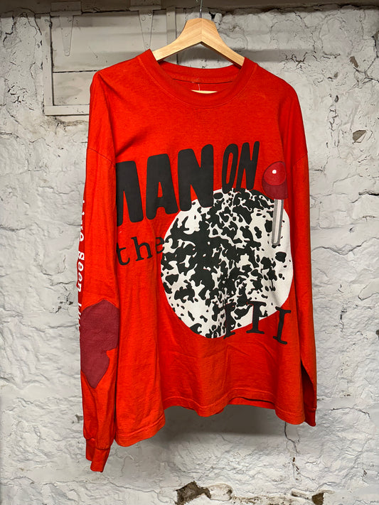 CPFM Kid Cudi Man On The Moon Orange L/S T-Shirt Sz XL