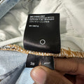 Amiri Black Stitch Spell Lightwash Blue Denim Jeans Sz 38