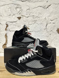 Air Jordan 5 Black Metallic Sz 9
