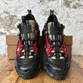 Burberry Arthur Tan Plaid Red Black Sneaker Sz 7 (40)