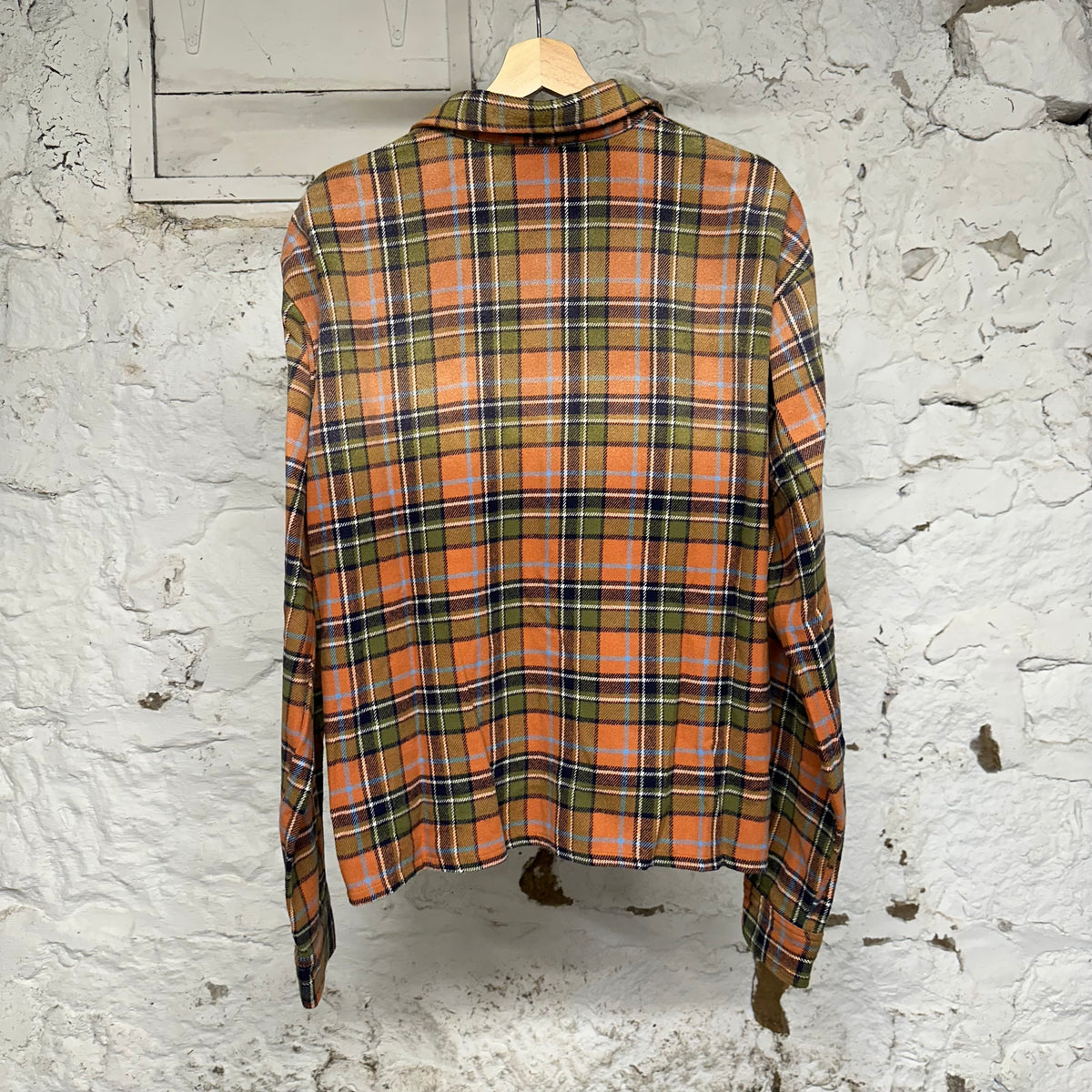 Vale Pumpkin Patch Rhinestone Flannel Sz M