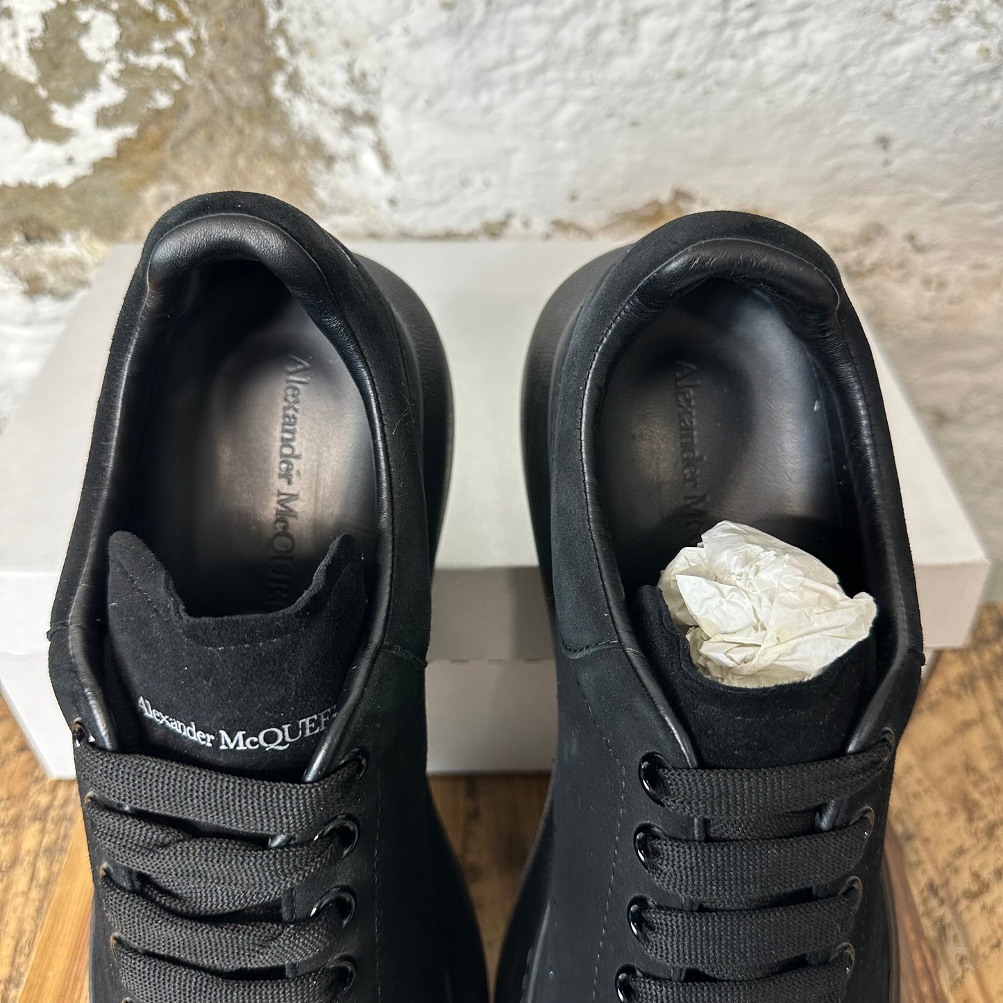 Alexander Mcqueen Black Suede Sneaker Sz 11 (44)
