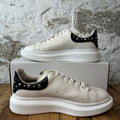 Alexander McQueen Black Studded Tab White Sneaker Sz 9 (42)