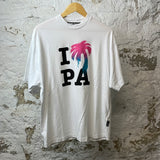 Palm Angels I Palm PA T-shirt White Sz XS