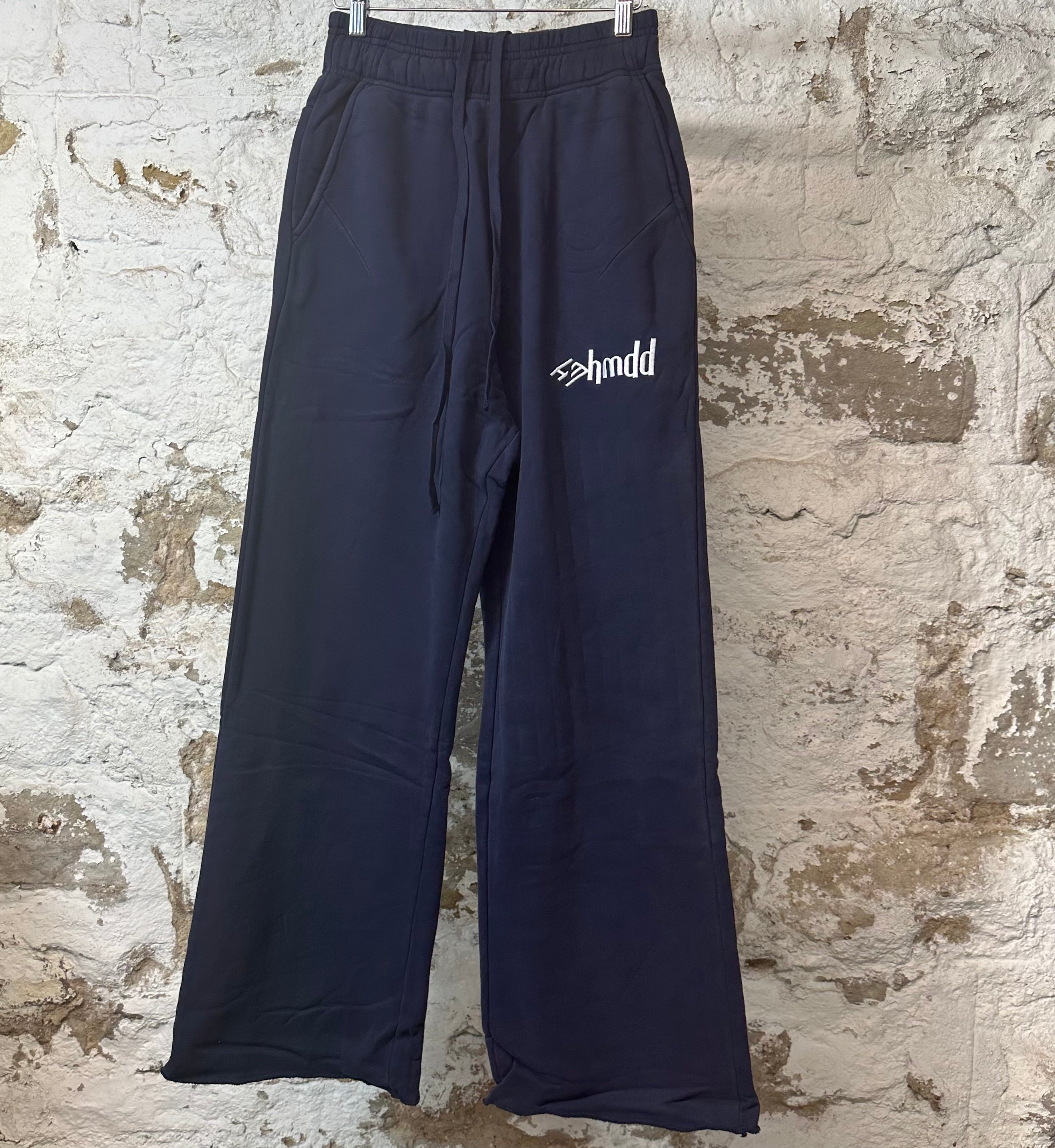 HMDD Logo Spell Organic Navy Sweatpants