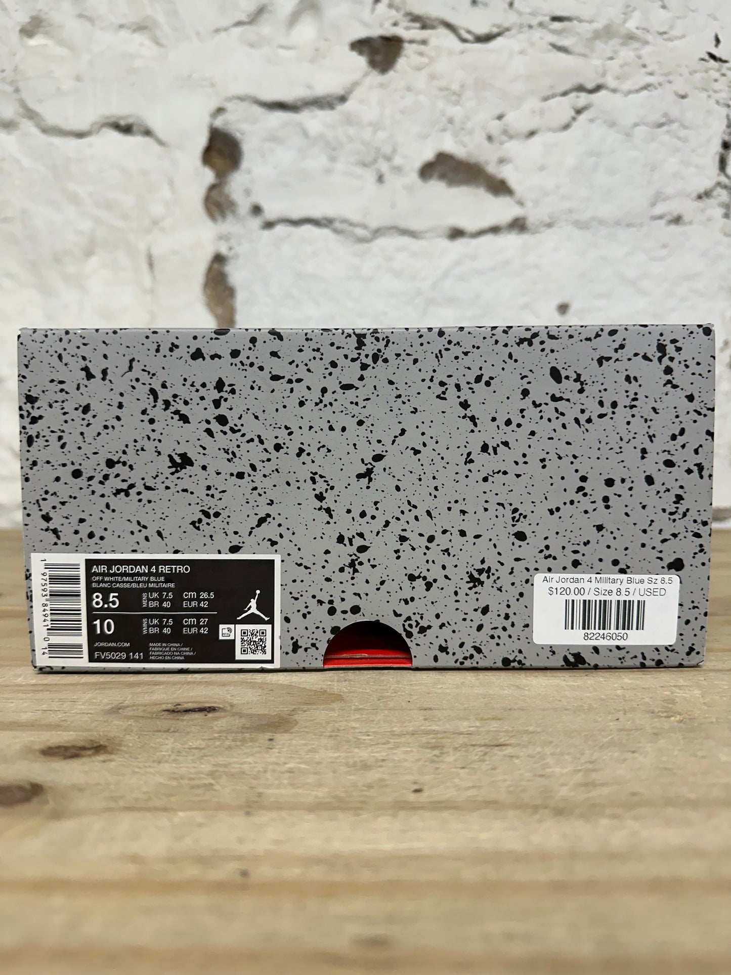 Air Jordan 4 Military Blue Sz 8.5