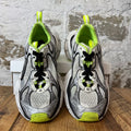 Balenciaga 3XL Grey Neon Green Sneaker Sz 10 (43)