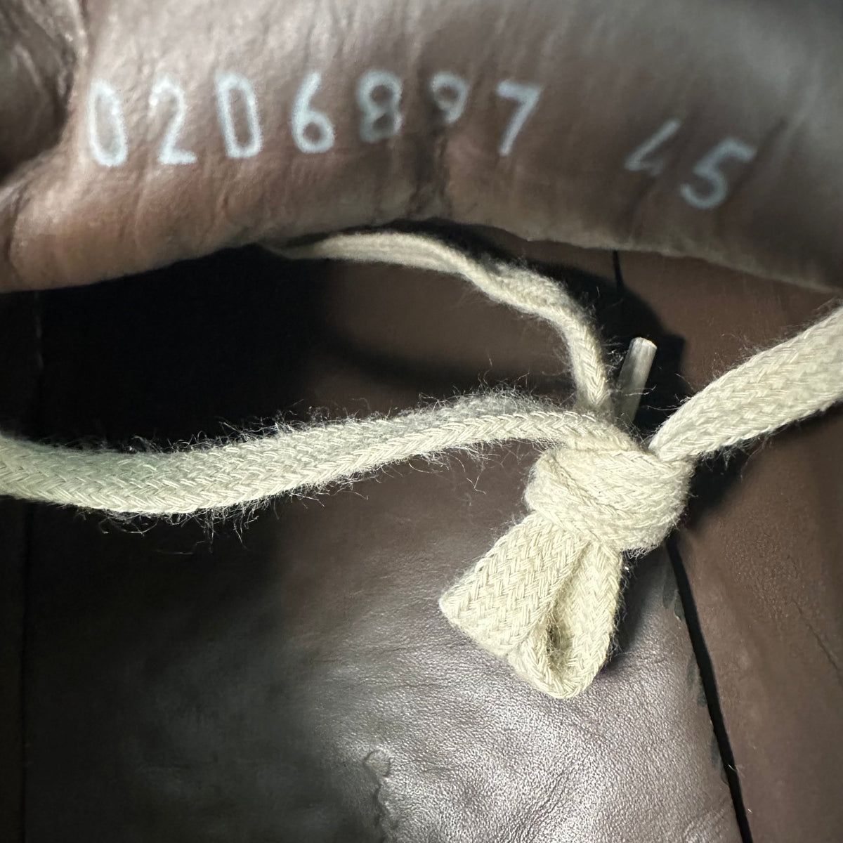 Rick Owens Vintage Saddle Milk Sneaker Sz 12 (45)