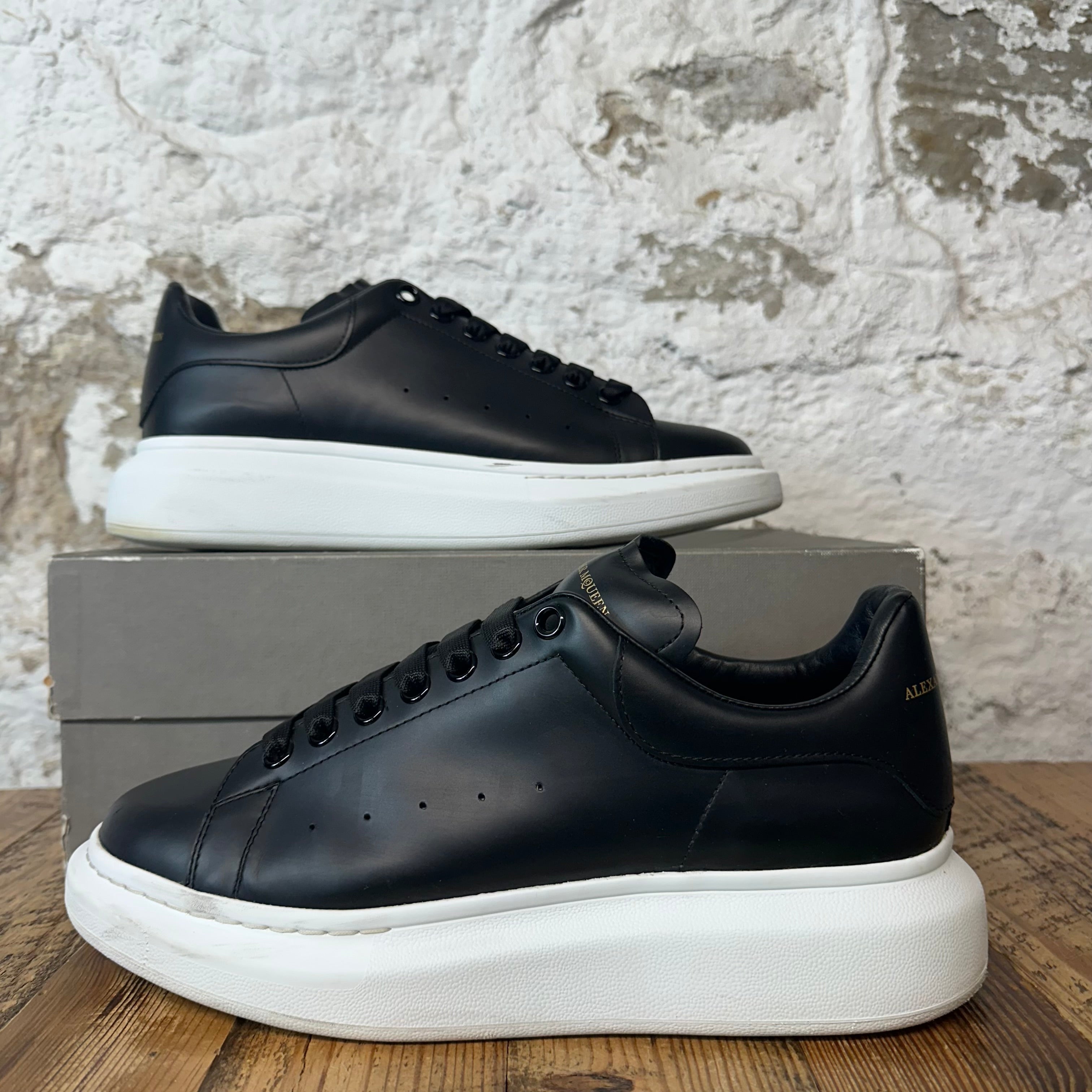 Alexander Mcqueen Black White Sole Sneaker Sz 10 (43)