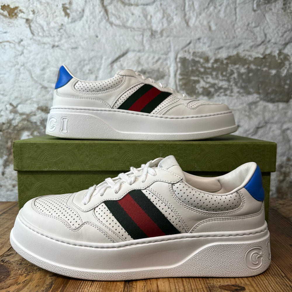 Gucci Chunky GG Web White Sneaker Sz 9