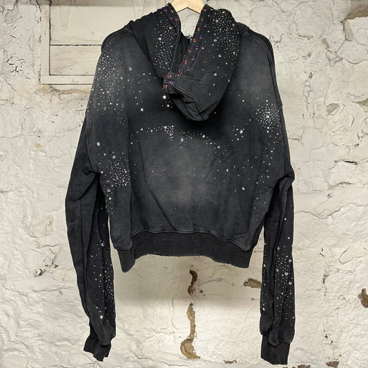 Vale Dreams Bedazzled Hoodie Sz S
