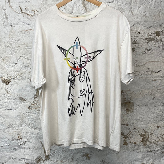 Off White Futura White T-shirt Sz S