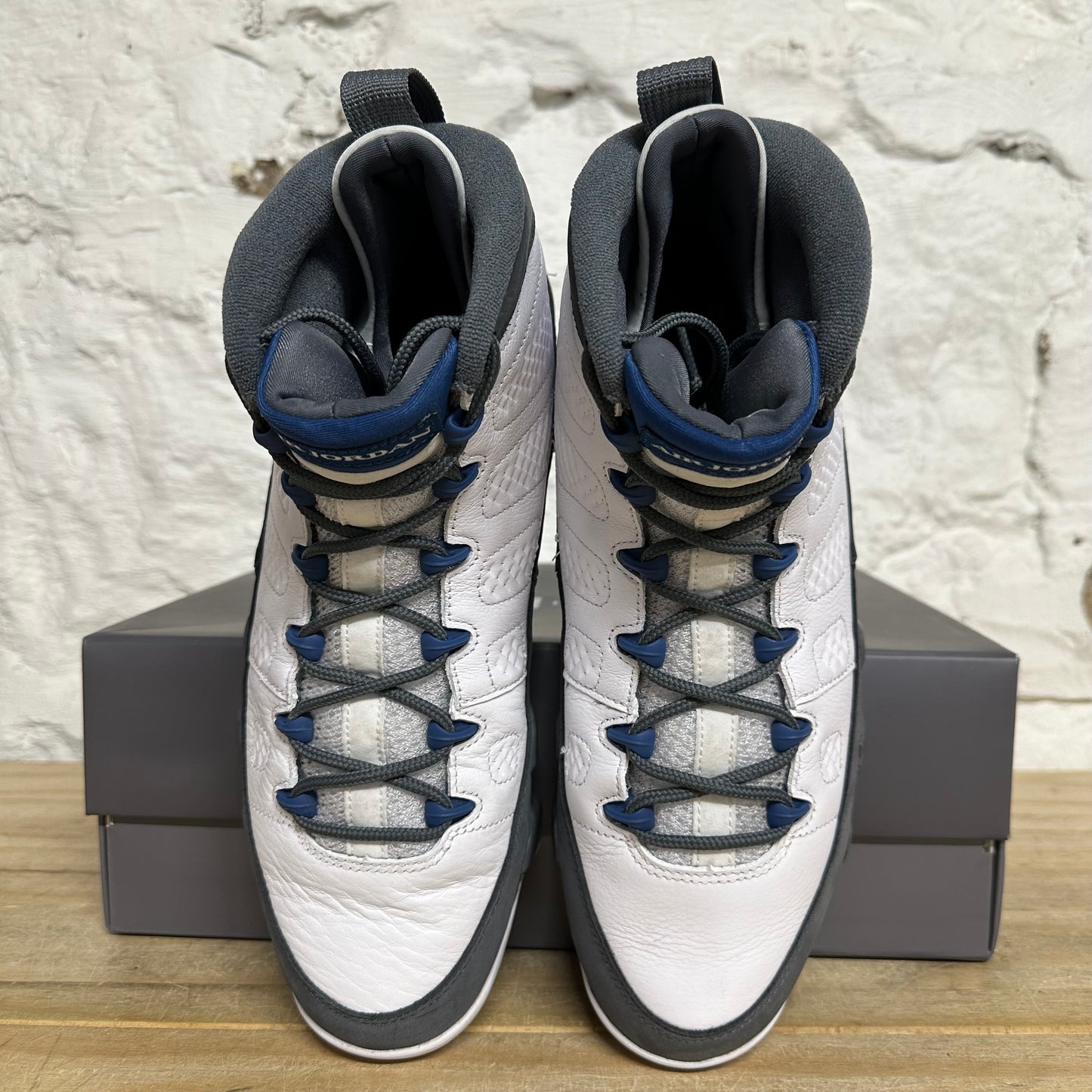 Air Jordan 9 Flint French Blue Sz 10