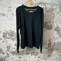 Chrome Hearts Neck Logo L/s Black Sz L