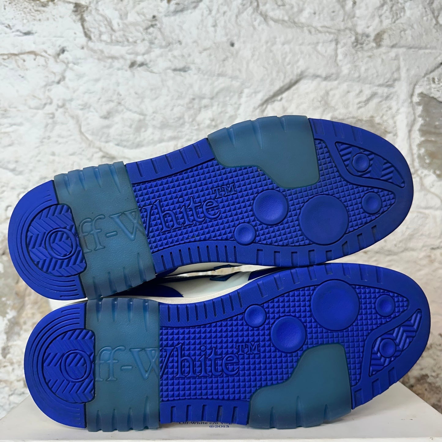 Off-White Out Of Office Royal Blue White Sneaker Sz 12 (45)