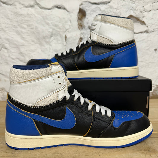 Air Jordan 1 High Fragment x Union LA Varsity Red Sport Royal Sz 13