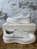 Alexander Mcqueen Plimsoll White Sneaker Sz 6.5 (39)