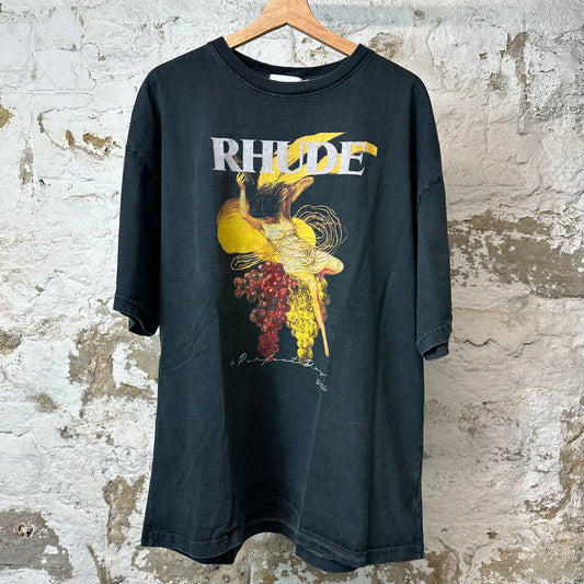 Rhude Grape Lady T-shirt Black Sz XL