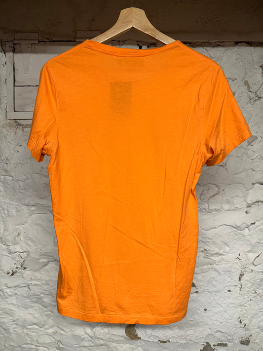 Burberry Orange T-Shirt Sz XS