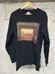 Supreme Handball Court Black L/S T-Shirt Sz L