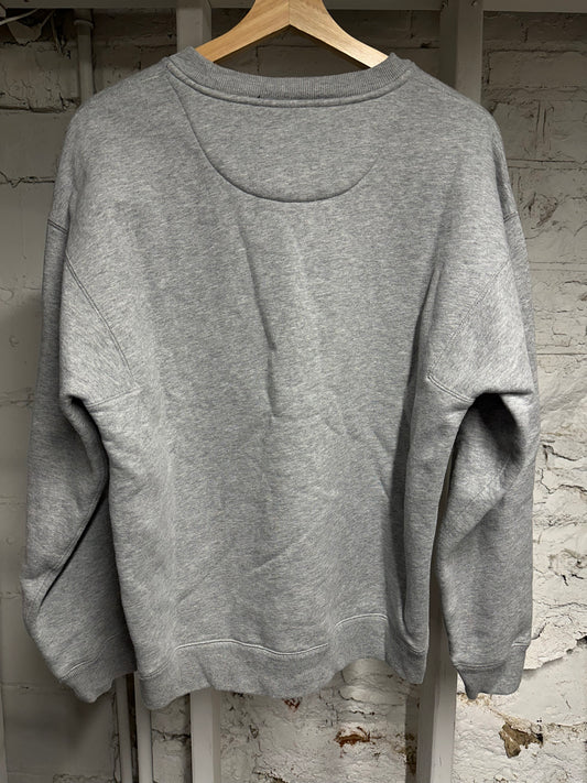 Burberry Circle Logo Grey Crewneck Sz S